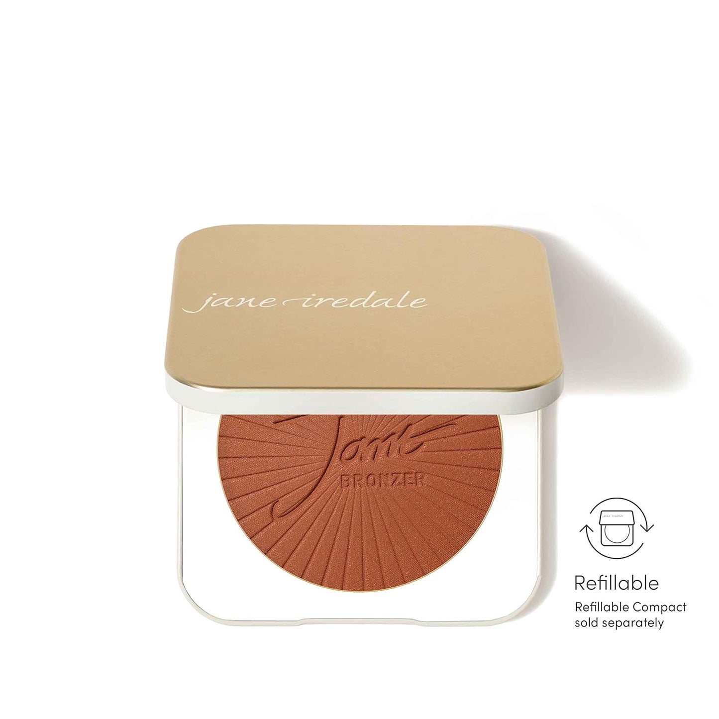 Jane Iredale PureBronze Matte Bronzer Refill Bronzing Powder with Buildable Coverage Lightweight & Breathable Feel Cruelty-Free 3 Natural Tones